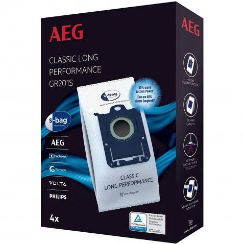 AEG GR201S s-bag® Staubbeutel Classic Long