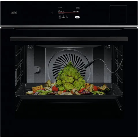 AEG TP8SB73ZAB Serie 8000 Einbau Dampfbackofen mit
