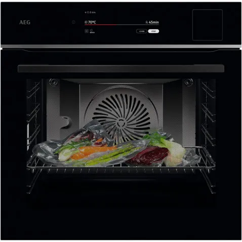AEG TP9SB83ZAB Serie 9000 Einbau Dampfbackofen mit