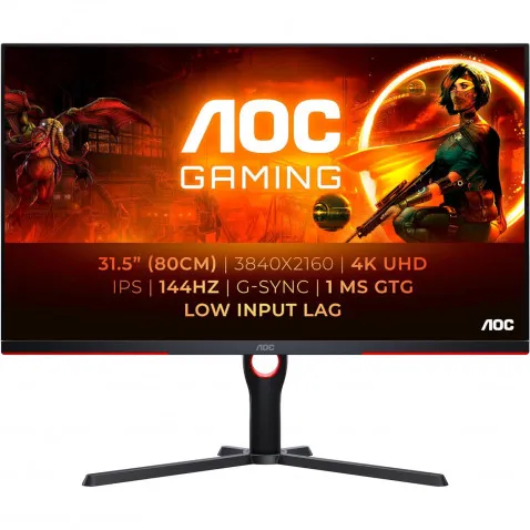 AOC Agon U32G3X/BK 31.5" UHD Gaming 144Hz, 1ms GtG,