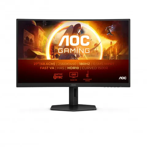 AOC CQ27G4X 27" QHD Gaming Monitor curved IPS Panel,