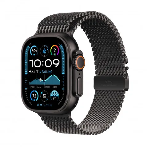 Apple Watch Ultra 2 Milanese Schwarz MX4W3FD/A