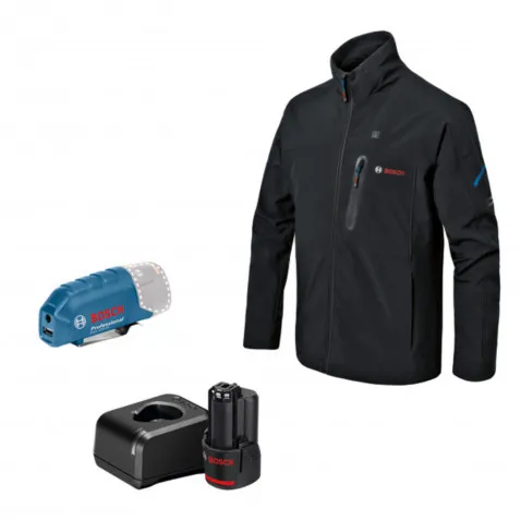 Bosch GHJ 12+18V XA L Akku-Heizjacke inkl. Akku 2.0 Ah,