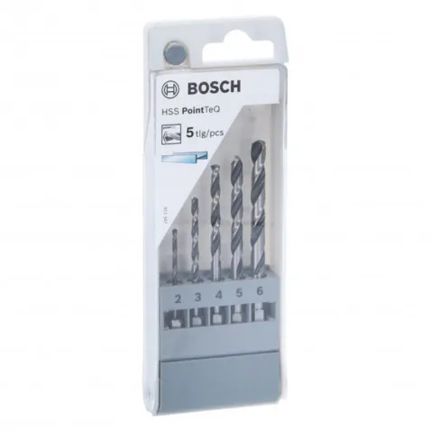 Bosch HSS PointTeQ Disp.5tlg Set