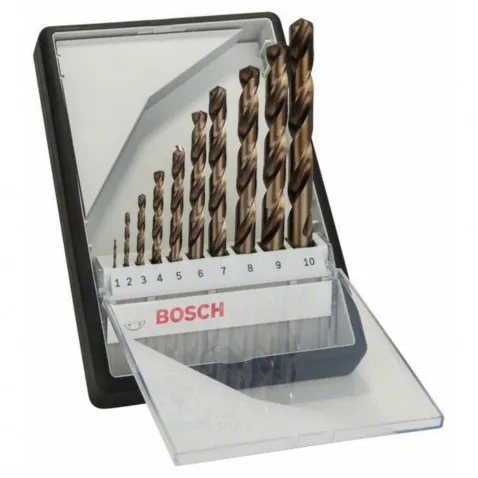 Bosch RobustLine 10 tlg. HSS-Co Bohrer S