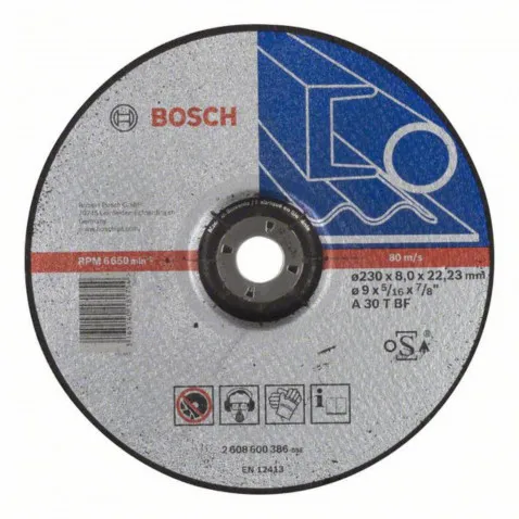 Bosch Schruppsch.230X8 mm F.Stahl