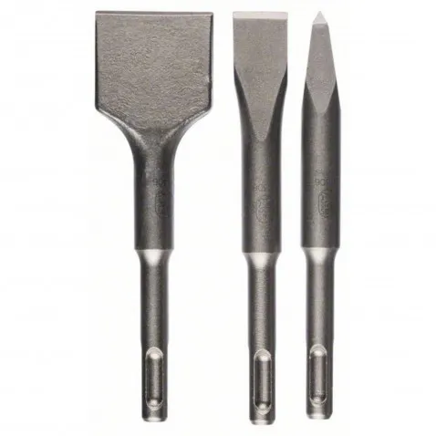 Bosch SDS-plus 3tlg. Meissel-Set 140mm Meißelset für
