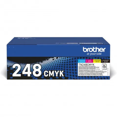 Brother Toner TN-248VAL Rainbow Kit bis zu 1000/S