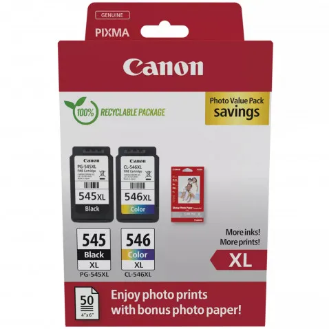 Canon PG-545XL/CL-546XL Value Pack Tintenpatrone +