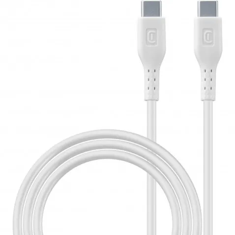 Cellularline Fast Charging 120cm weiss 5A/100W, USB Type-C