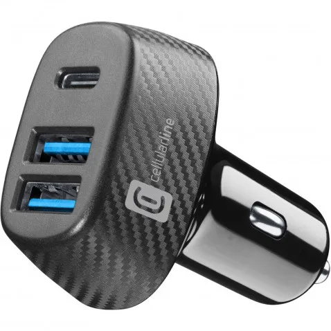 Cellularline KFZ-Lader Multipower Trio 44W 1x USB Type-C