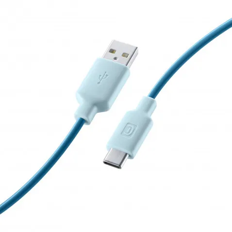 Cellularline Lade- und Datenkabel blau 100cm USB Type-A