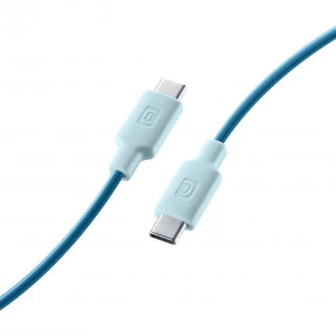 Cellularline Lade- und Datenkabel blau 100cm USB Type-C