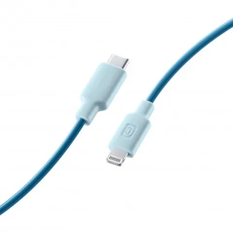Cellularline Lade- und Datenkabel blau 100cm USB Type-C