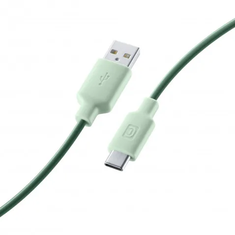 Cellularline Lade- und Datenkabel grün 100cm USB Type-A