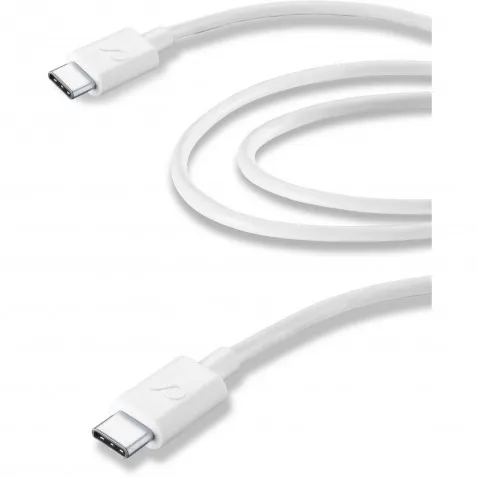Cellularline Ladekabel USB C 2m weiß Lade- und