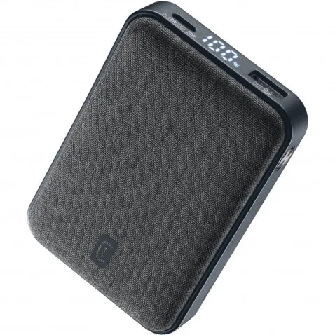Cellularline Powerbank 10.000mAh black Glam 20W