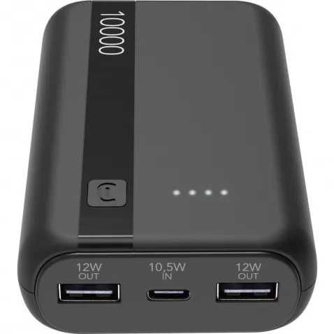 Cellularline Powerbank Entry 10000mAh schwarz.