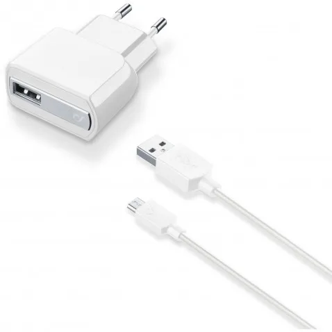 Cellularline Reiselader-Set 2A weiß USB Type-A inkl.