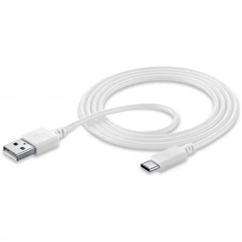 Cellularline USB-C Kabel 1,2M weiß Lade- und