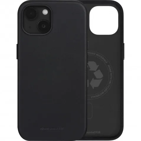 Dbramante Ledercover für Apple iPhone 15 schwarzes