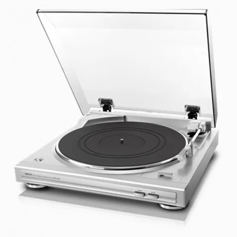 Denon DP-29F silber Plattenspieler mit