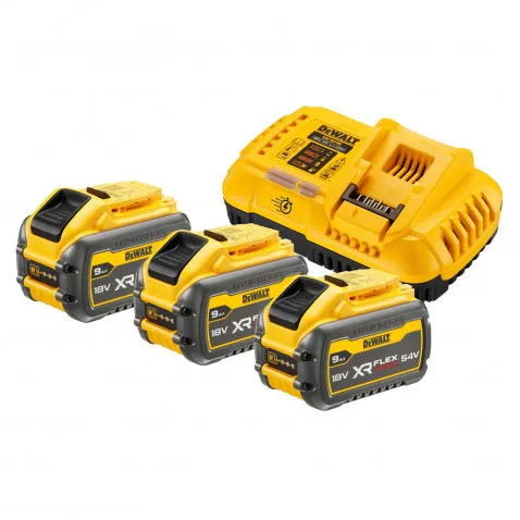 DeWalt DCB118X3-QW Akku Starter-Set 3 x Akku 54 V /162