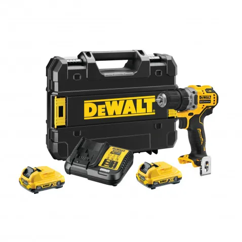 DeWalt DCD701D2-QW Akku-Bohrschrauber 12 Volt inkl. 2 x