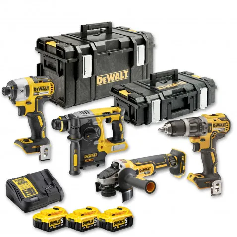 DeWalt DCK422P3-QW Akku-Kombopack 4-teilig, 18 Volt