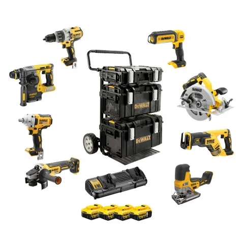DeWalt DCK856P4-QW Kombopack Akku Maschinenset