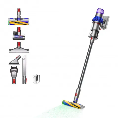 Dyson V15 Detect Fluffy blau/nickel Akku-Staubsauger