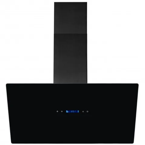 Exquisit KFD817-2 L Dunstabzug, schwarz Wandhaube 80 cm,