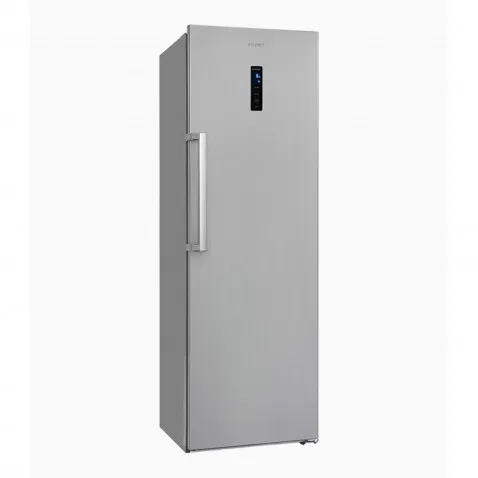 Exquisit KS360-V-HE-040D inoxlook Standkühlschrank