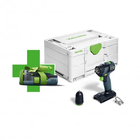 Festool Akku-Bohrschrauber TXS 18-Basic- -3,0, inkl. 3,0 Ah