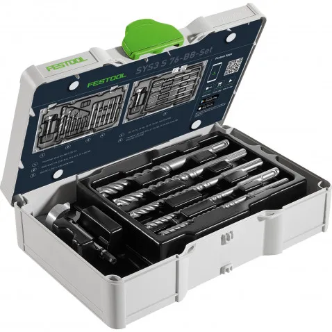 Festool Bit und Bohrer-Set SYS3 S 76-BB- Set, Systainer, 18