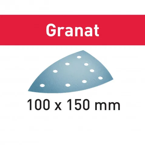 Festool Granat STF DELTA/9 P150 GR/100 Schleifblatt 100er