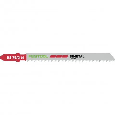Festool Stichsägeblatt HS 75/3 BI/5 PLastics Solid