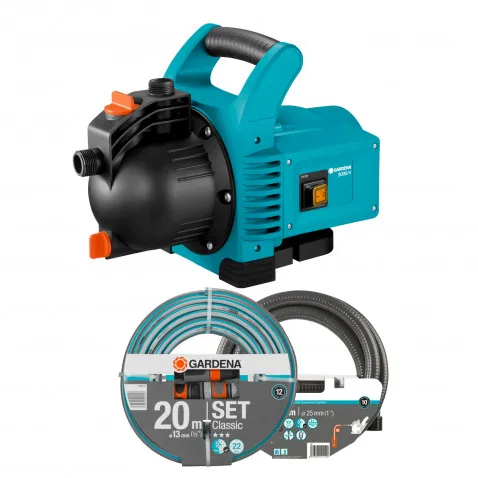 Gardena 171761 Gartenpumpen-Set 3000/4 Fördermenge 3100