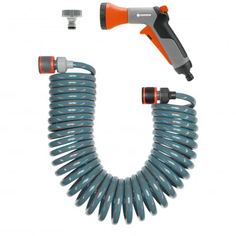 Gardena 464720 Spiralschlauch-Set 10 m komplett mit