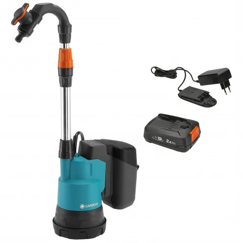 Gardena Akku-Regenfasspumpe 2000/2 18V P4A solo,