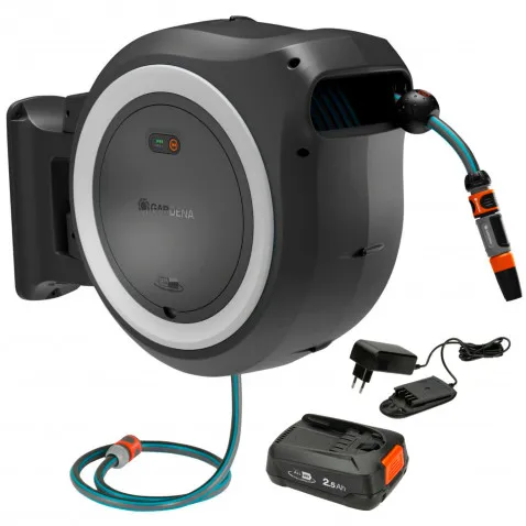 Gardena Akku-Wand-Schlauchbox PowerRoll XL 18V P4A