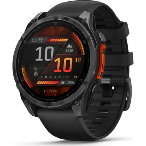 Garmin Fenix 8 47mm Schwarz/Schiefergrau 010-02904-00 GPS