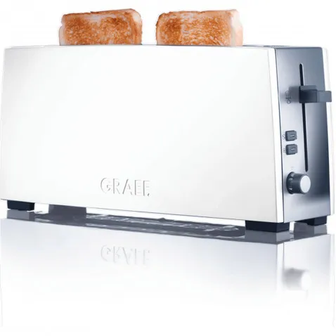 GRAEF TO91 Toaster Aluminium weiß /
