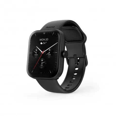 Hama Smartwatch 5000 schwarz Telefonfunktion,