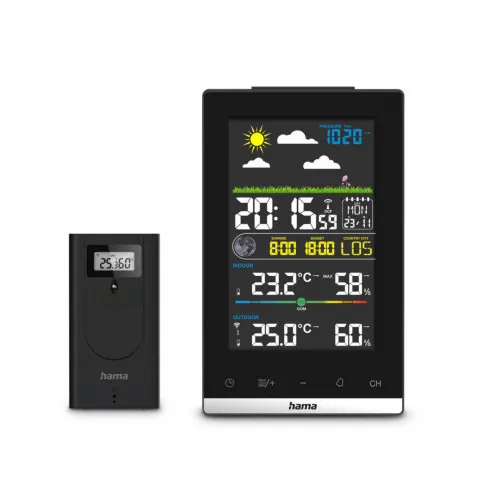Hama Wetterstation Jamaika mit Aussensensor,