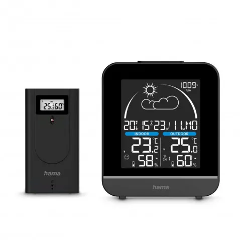 Hama Wetterstation La Comera mit Aussensensor,