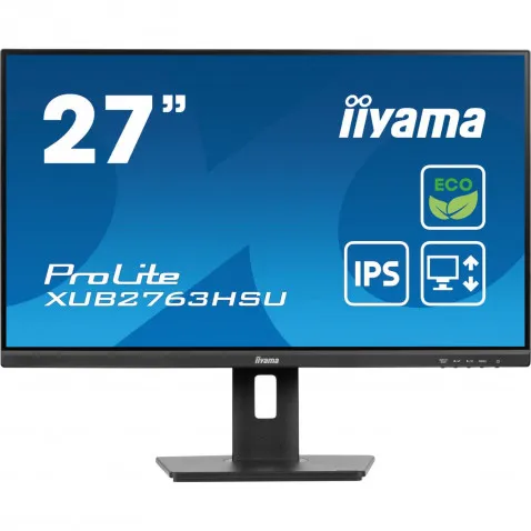 iiyama ProLite XUB2763HSU-B1 27" 16:9 gerades IPS Full HD