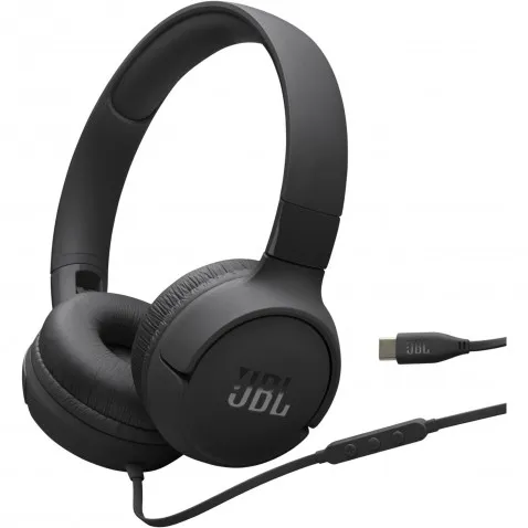 JBL Tune 520C USB-C schwarz kabelgebundener