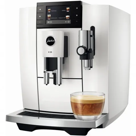 JURA E8 (ED) Piano White Kaffeevollautomat,