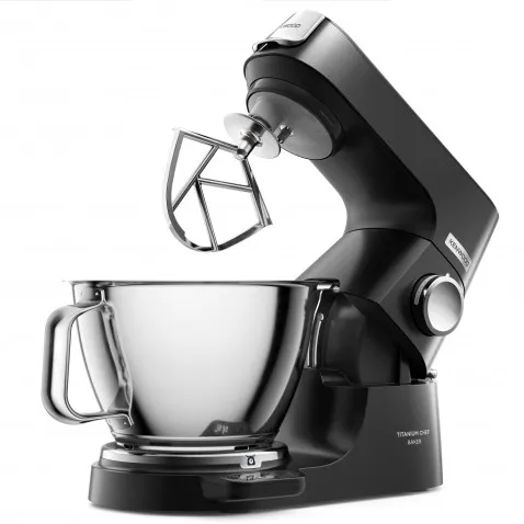 Kenwood KVC85.004BK Titanium Chef Baker Küchenmaschine mit